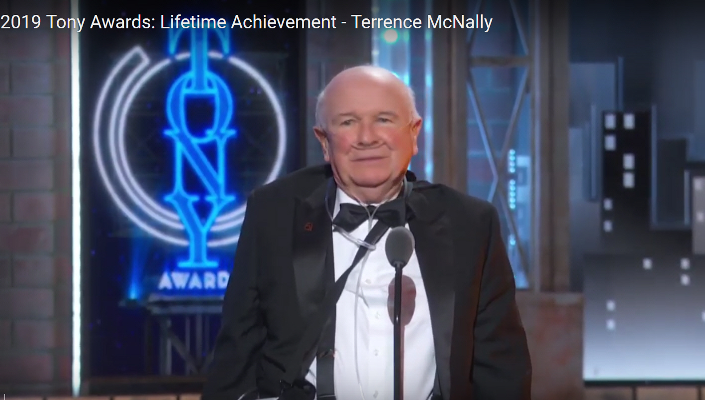 Terrence McNally on 2019 Tony Awards
